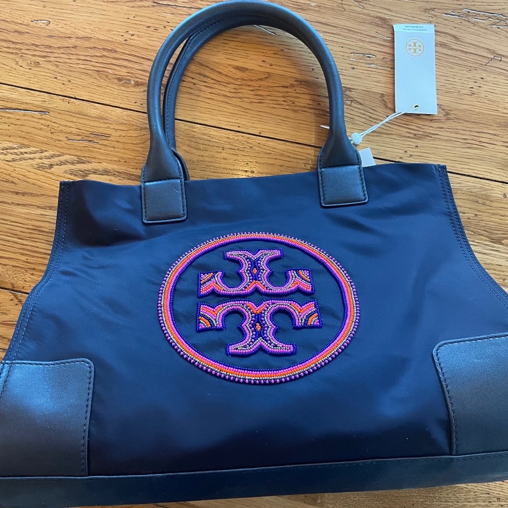 Tory Burch Navy Tote
